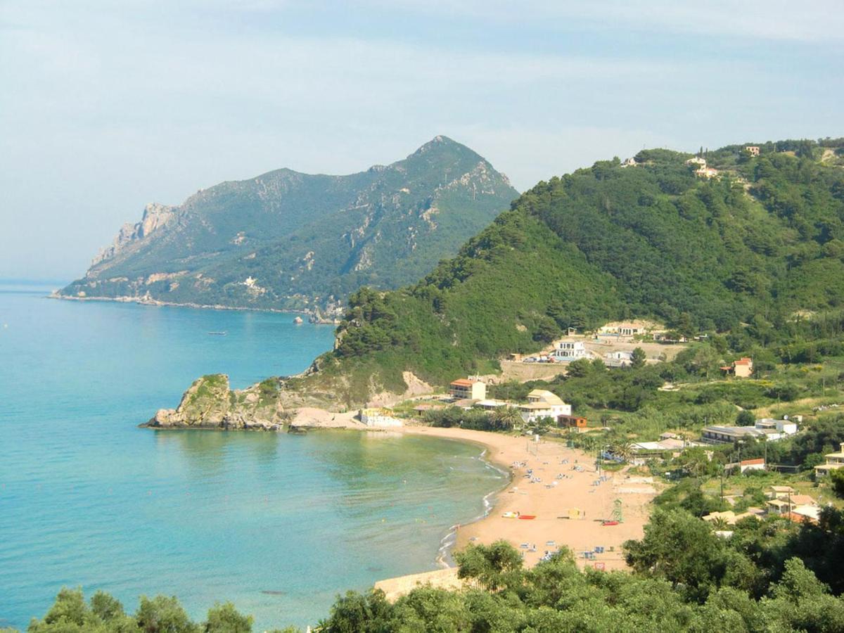 Luxury Loft Apartment With Pool - Pelekas Beach, Corfu Exterior foto